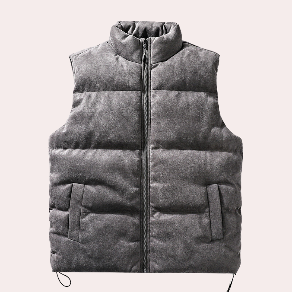 Adorjan - Quilted Winter Waistcoat for Men