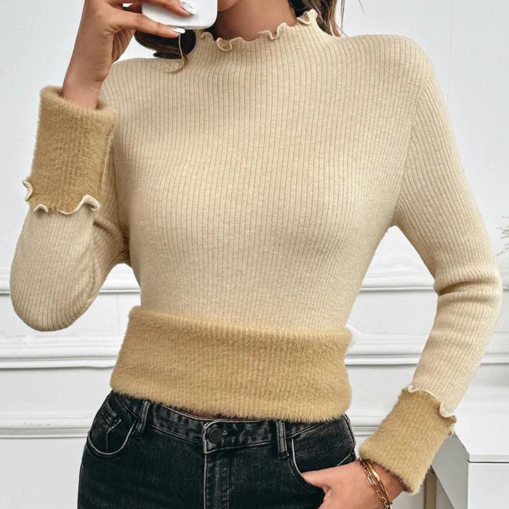 Ruby - Fashionable warm jumper for women