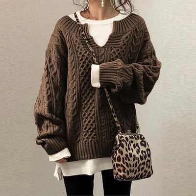 Cable Knit Jumper For Women