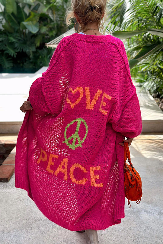 Peace Stylish Cardigan for Women
