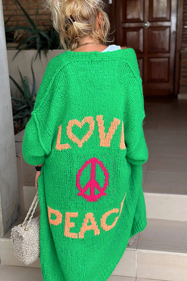 Peace Stylish Cardigan for Women
