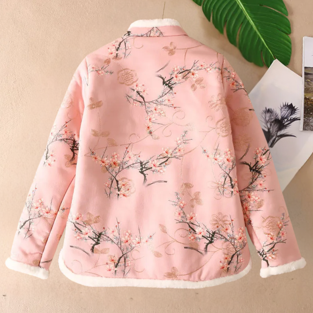 Esmaria - Women's Elegant Floral Jacket