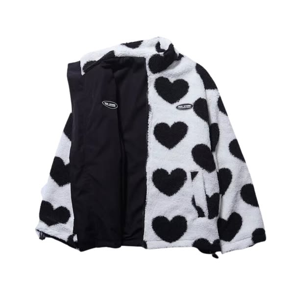Double Sided Heart Jacket for Women