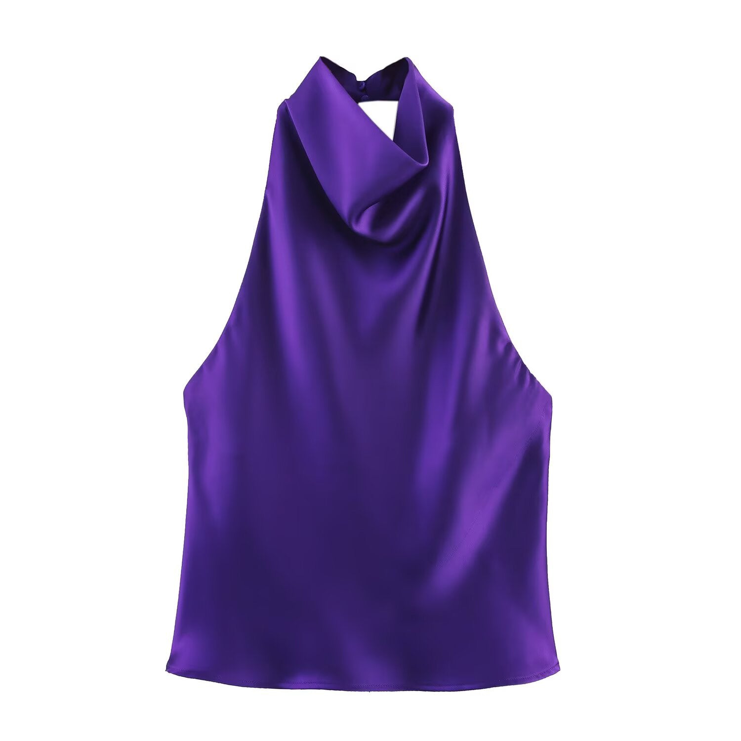 Draped Halterneck Top for Women