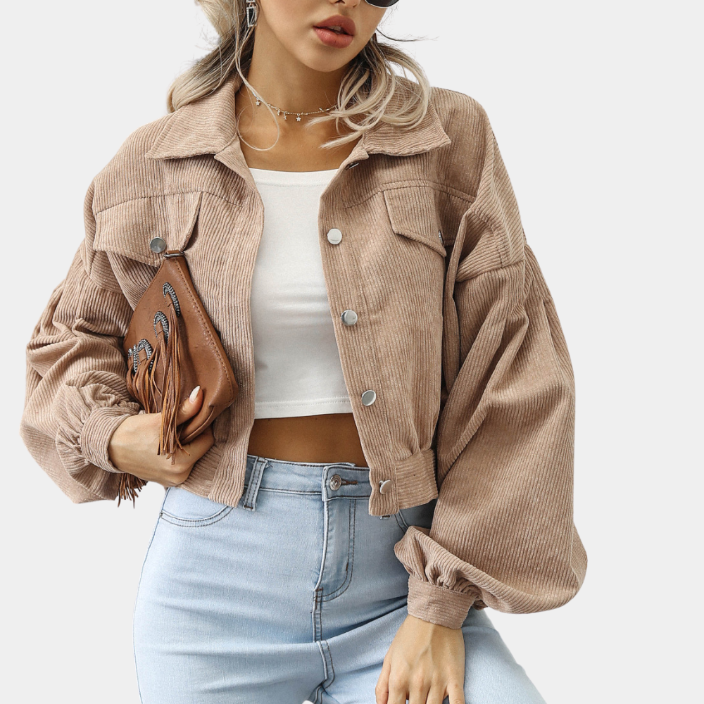 Women’s Jacket With Button Detailing