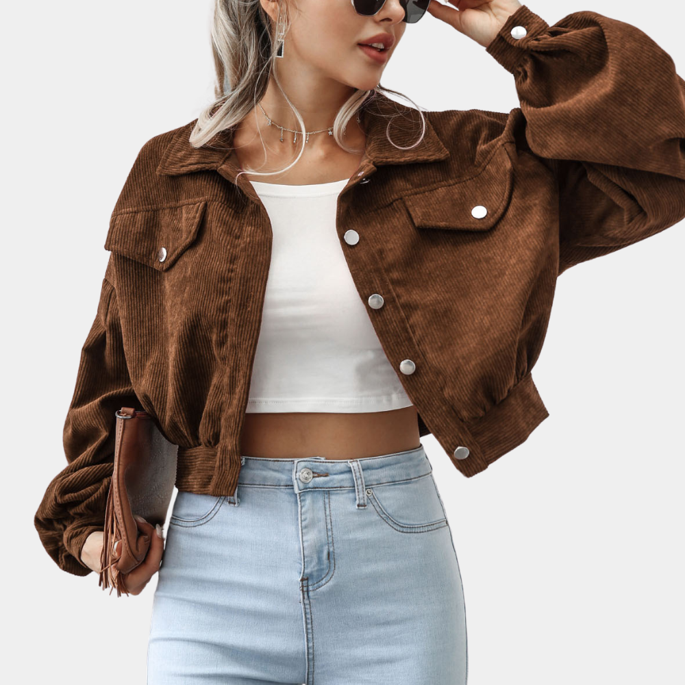 Women’s Jacket With Button Detailing