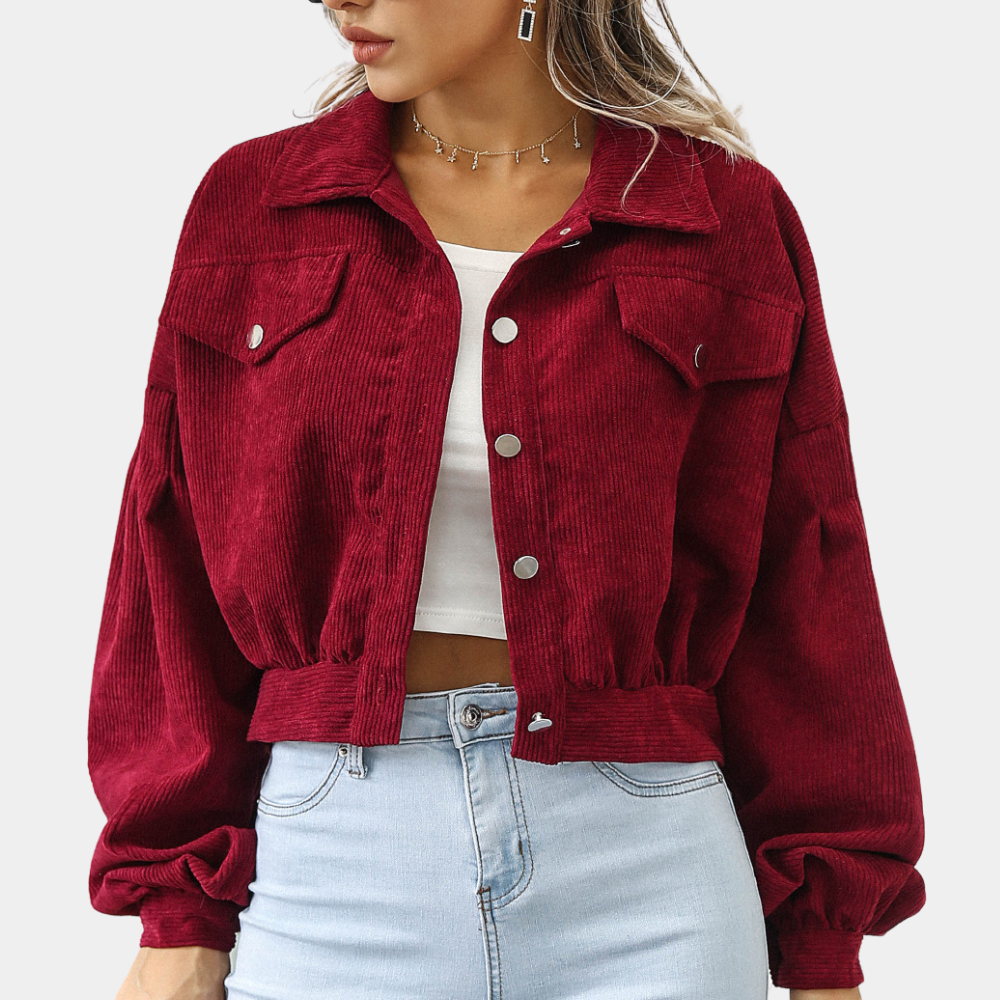 Women’s Jacket With Button Detailing