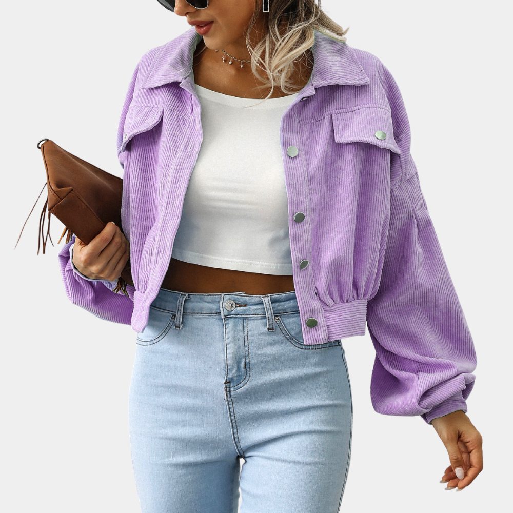 Women’s Jacket With Button Detailing
