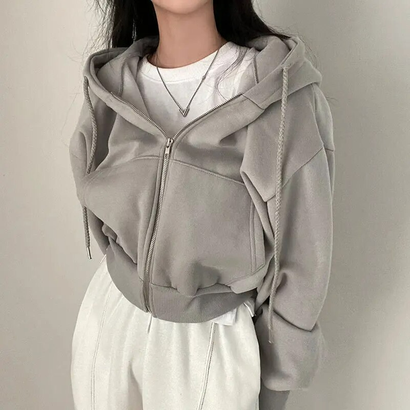 Ella - Elegant Women's Zip Hoodie