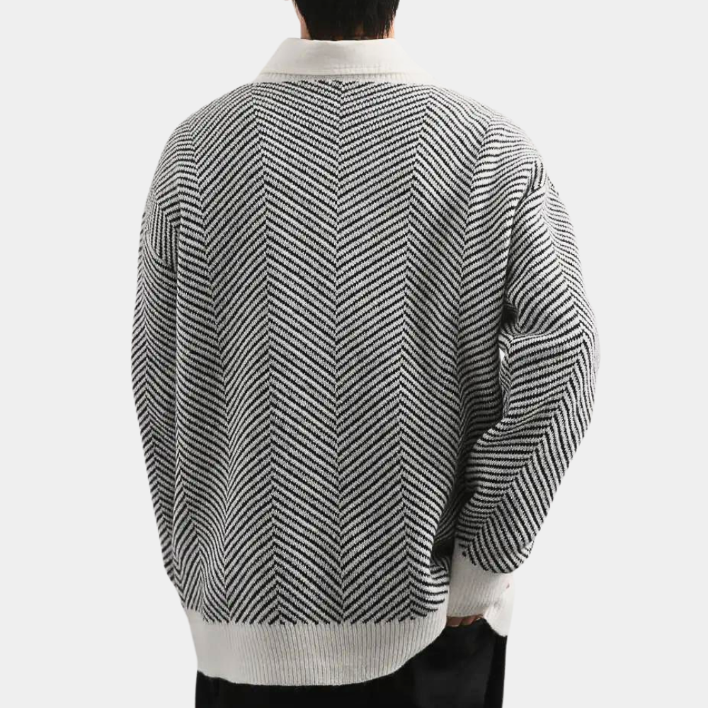 Porter - Elegant Knitted Cardigan for Men