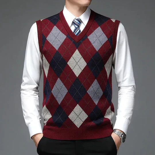 Dante - Elegant and Stylish Men's Knitted Vest