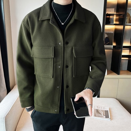 Brandon - Warm and casual autumn coat for men