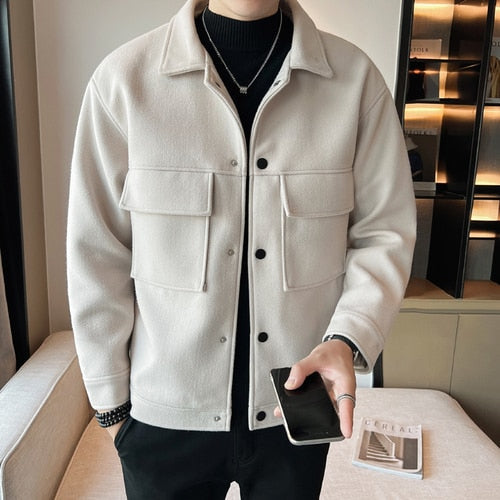 Brandon - Warm and casual autumn coat for men