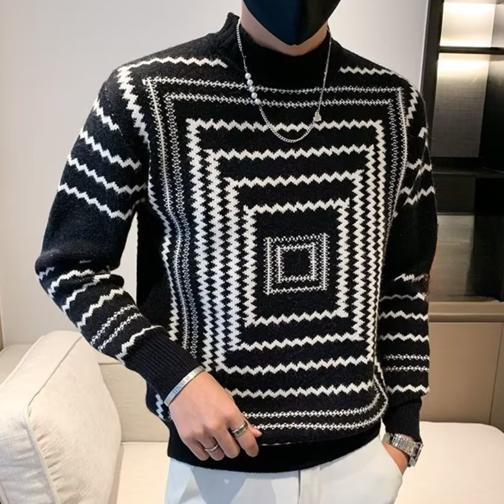 Bane - Elegant knitted men's jumper