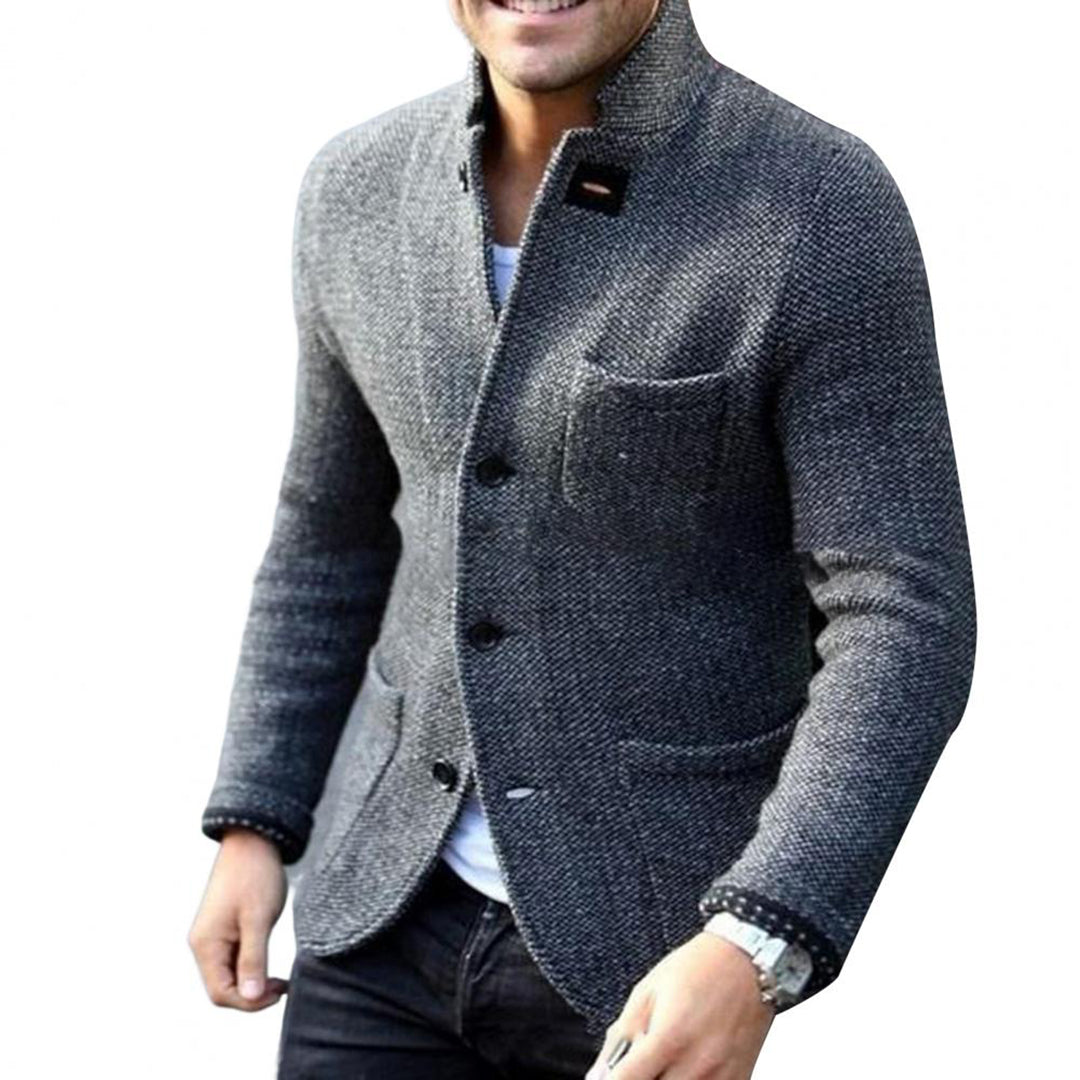 Jaxon - Men's Cardigan with Buttons