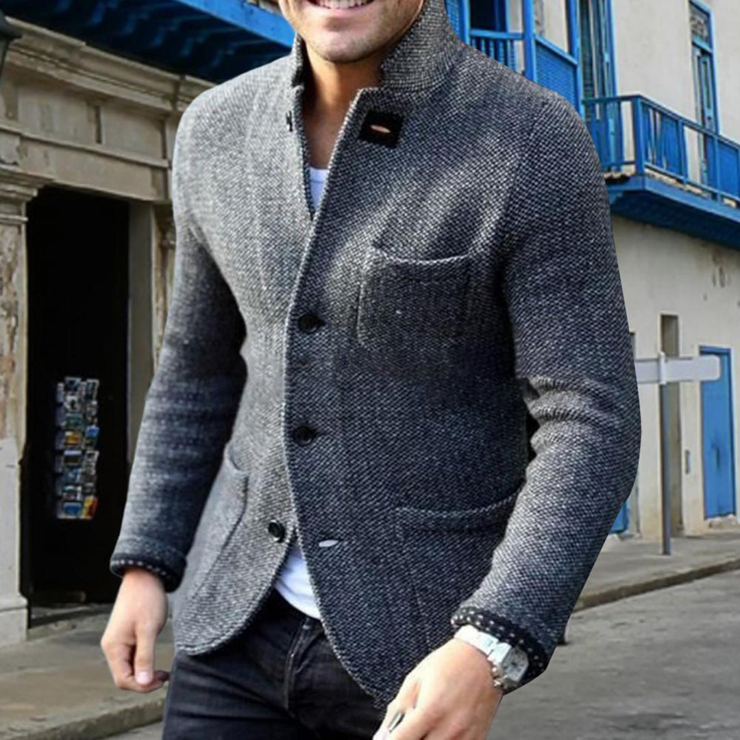 Jaxon - Men's Cardigan with Buttons