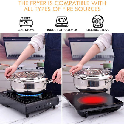 Fryer Master™ - Perfect Tempura Fryer With Thermometer