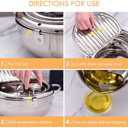 Fryer Master™ - Perfect Tempura Fryer With Thermometer