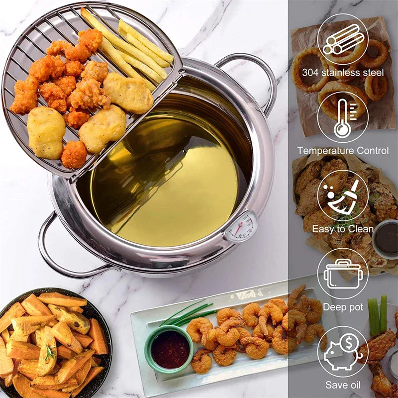 Fryer Master™ - Perfect Tempura Fryer With Thermometer