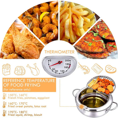 Fryer Master™ - Perfect Tempura Fryer With Thermometer