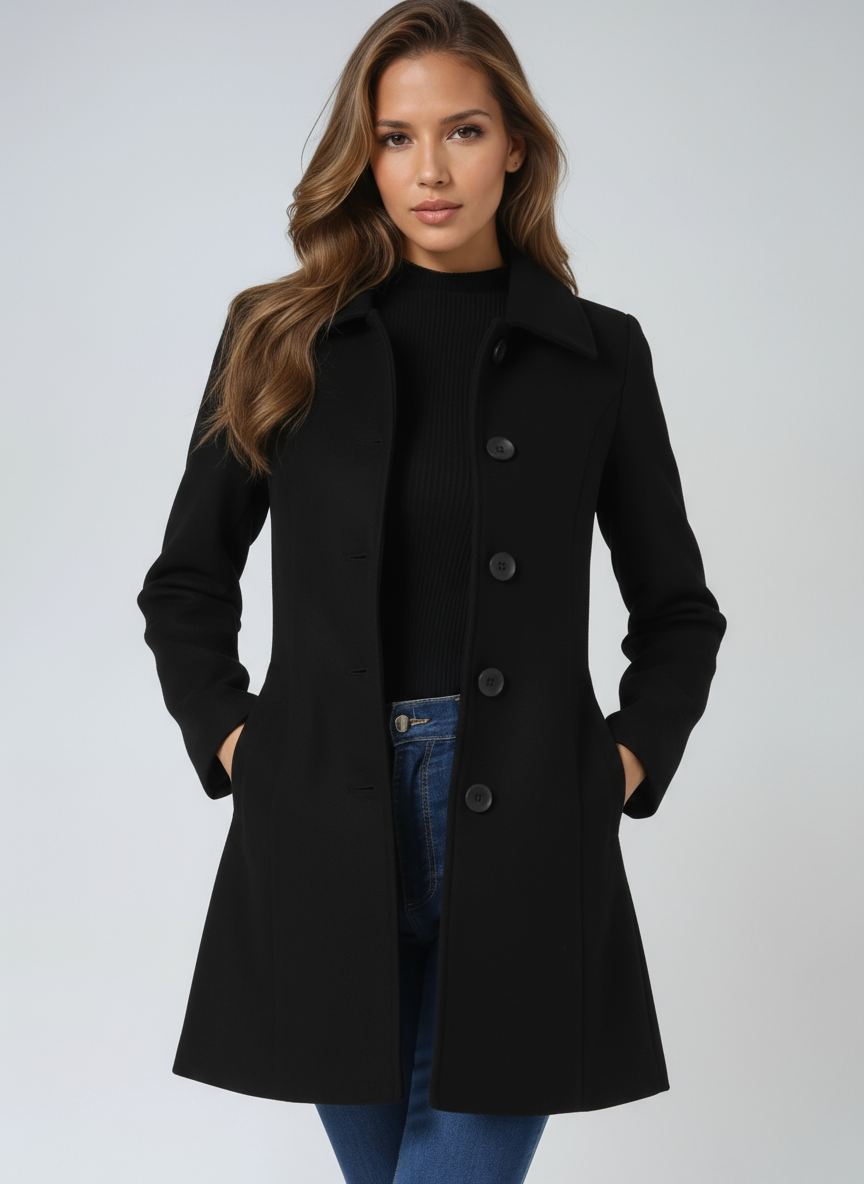 Josephine | Women's Single Breasted Winter Trench Coat 1