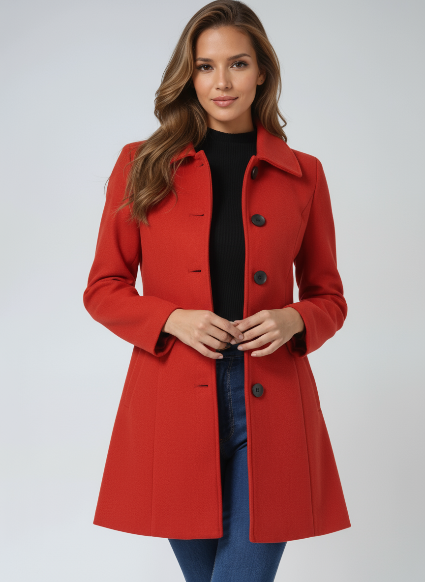 Josephine | Women's Single Breasted Winter Trench Coat 9