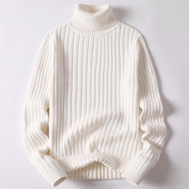 Jessiah - Men's Cotton Turtleneck Sweater