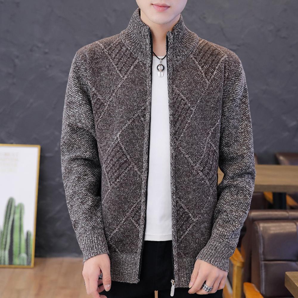 Men's Modern Classic Knitted Cardigan - Alexander