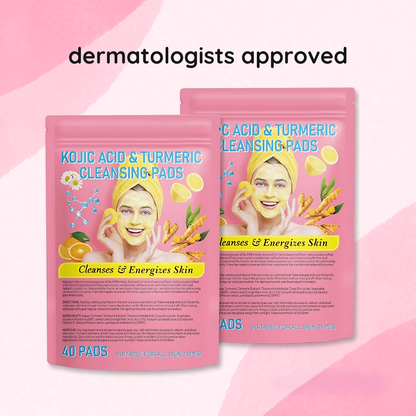 1+1 FREE | GlowVita™ Turmeric Kojic Acid Pads