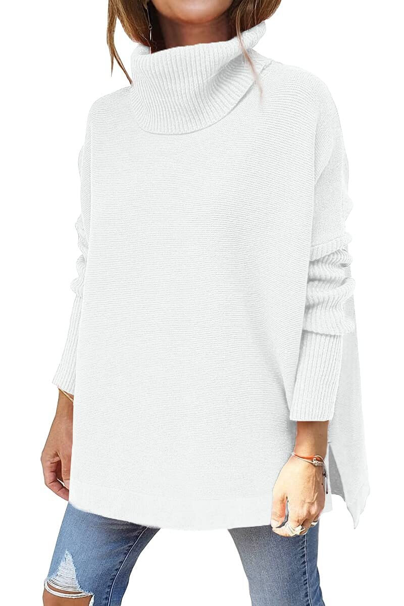 Oversized Turtleneck Sweater for Women