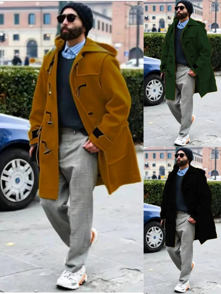 Leondre - Modern and Stylish Trench Coat for Men