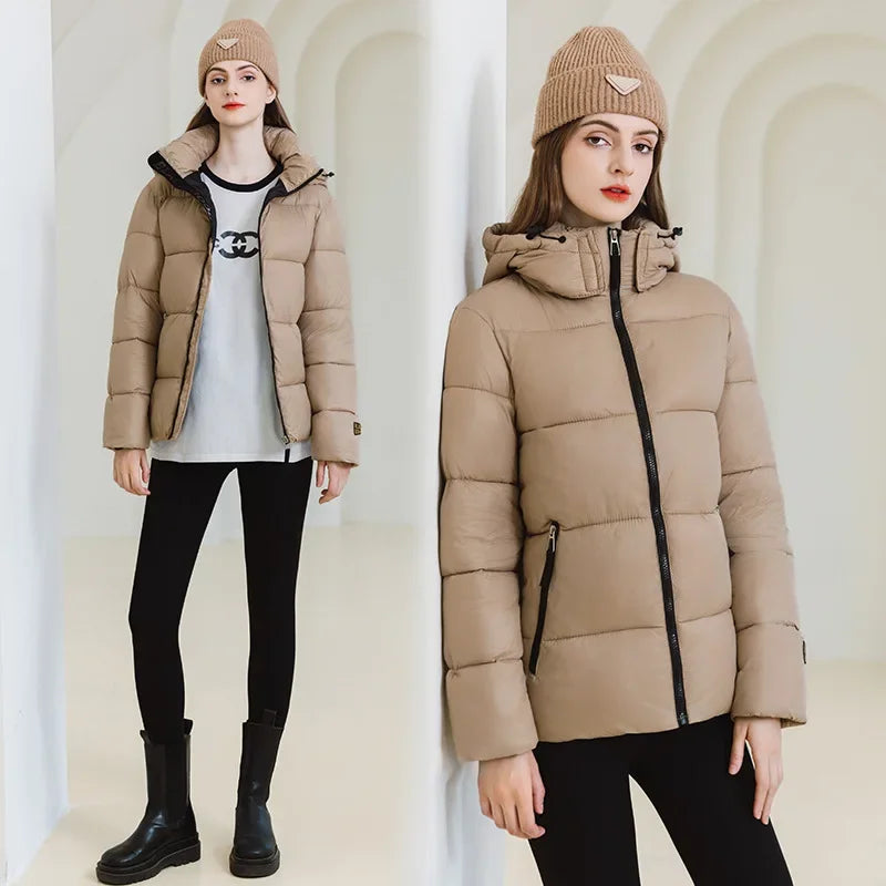 Freia - Women's winter parka in warm fashionable cotton