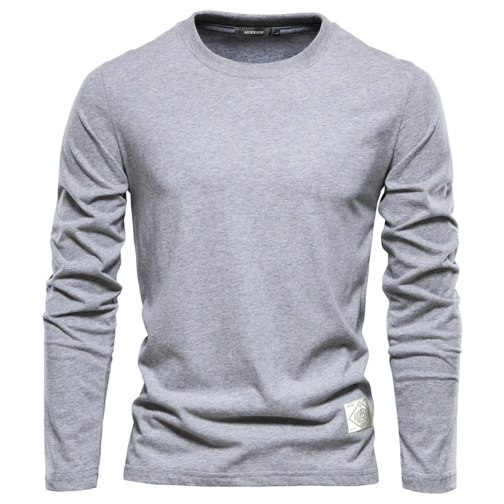 Julian - Men's Long Sleeve Crewneck T Shirt