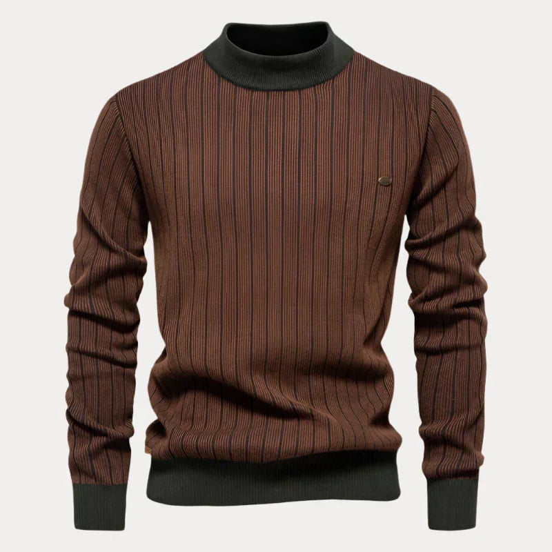 Leon - Men's luxury striped jumper