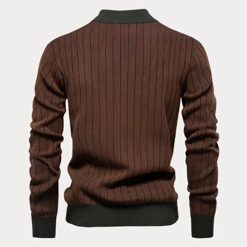 Leon - Men's luxury striped jumper