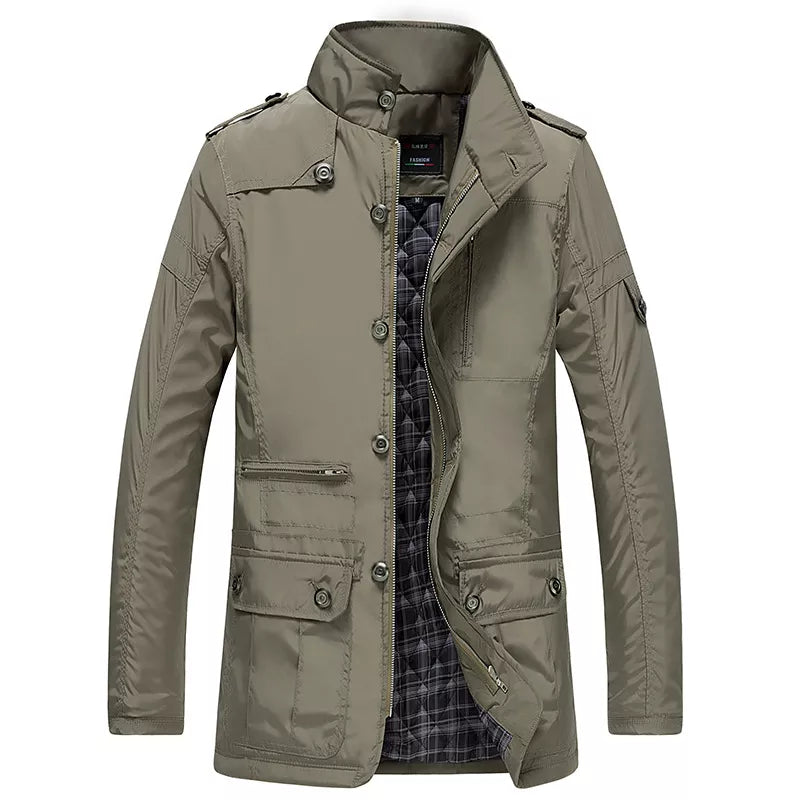 Isidro - Elegant Men's Cotton Coat