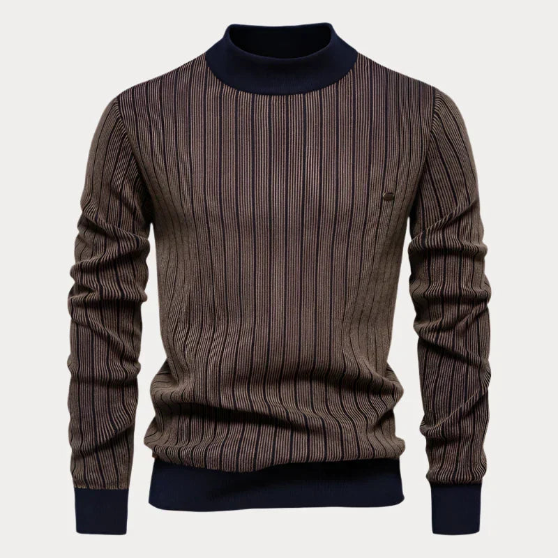 Leon - Men's luxury striped jumper