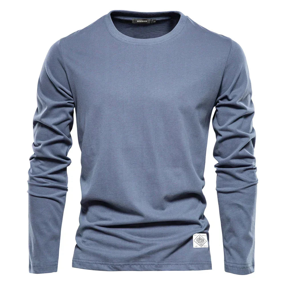 Julian - Men's Long Sleeve Crewneck T Shirt