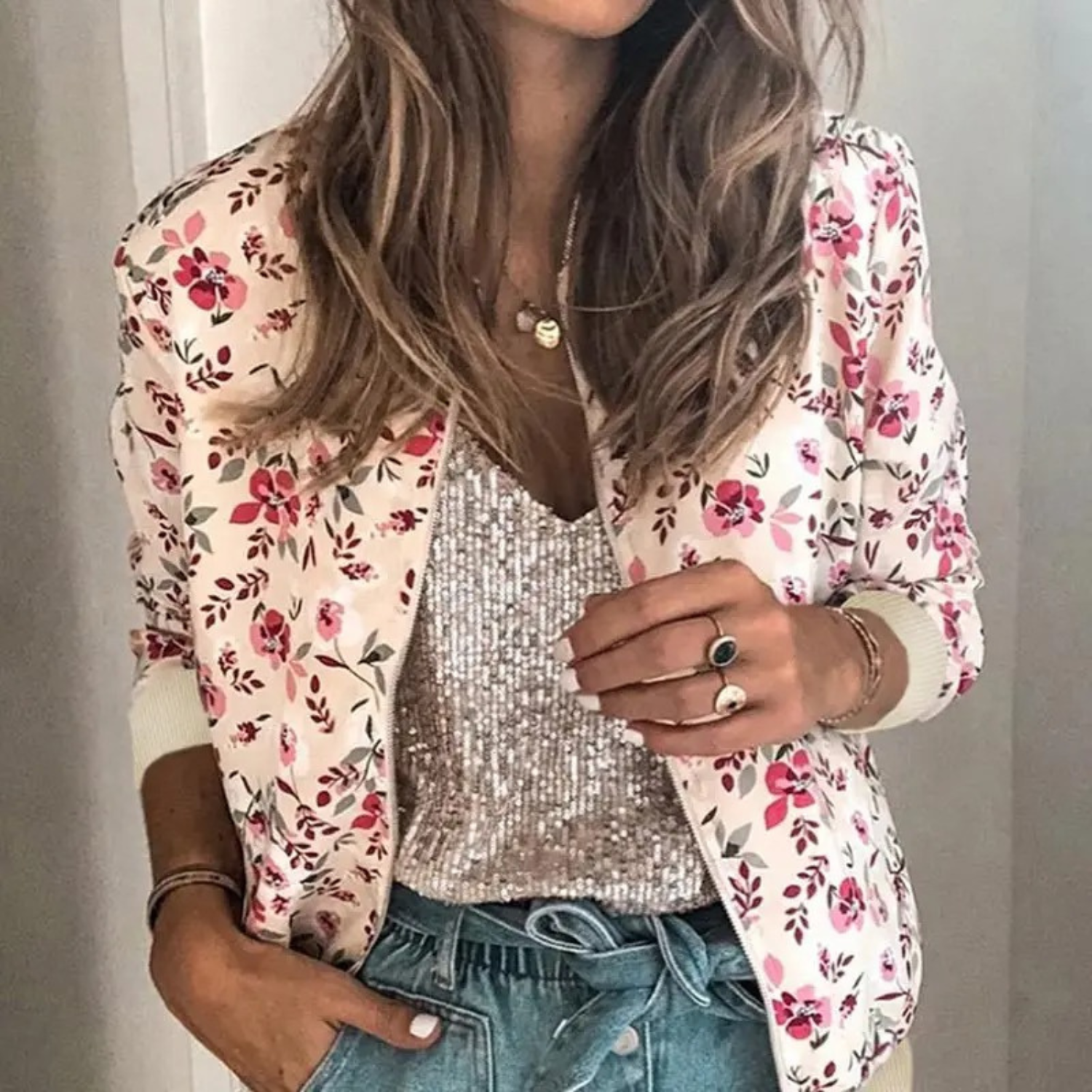 Women’s Floral Print Jacket
