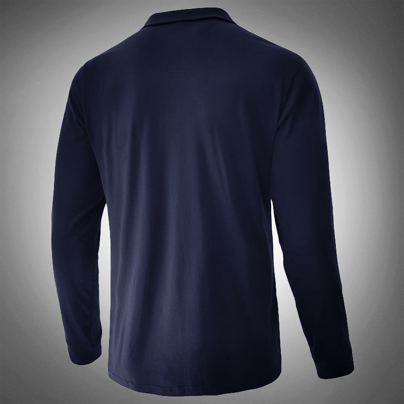 Cassius - Modern Long Sleeve Shirt with Elegant Zip Collar