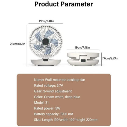 Household Dual-Purpose Kitchen Fan™, Space Saving Cooling