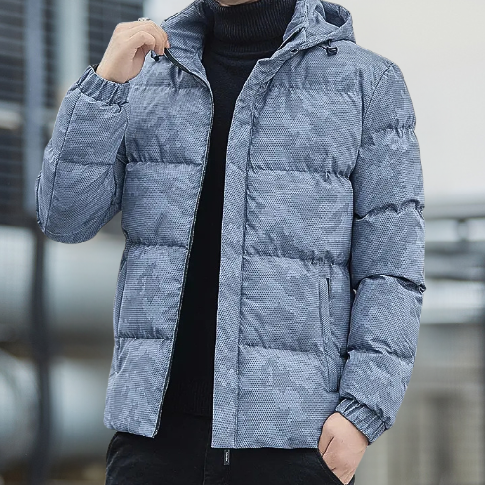 Jose - Men's comfortable winter jacket with quilted lining