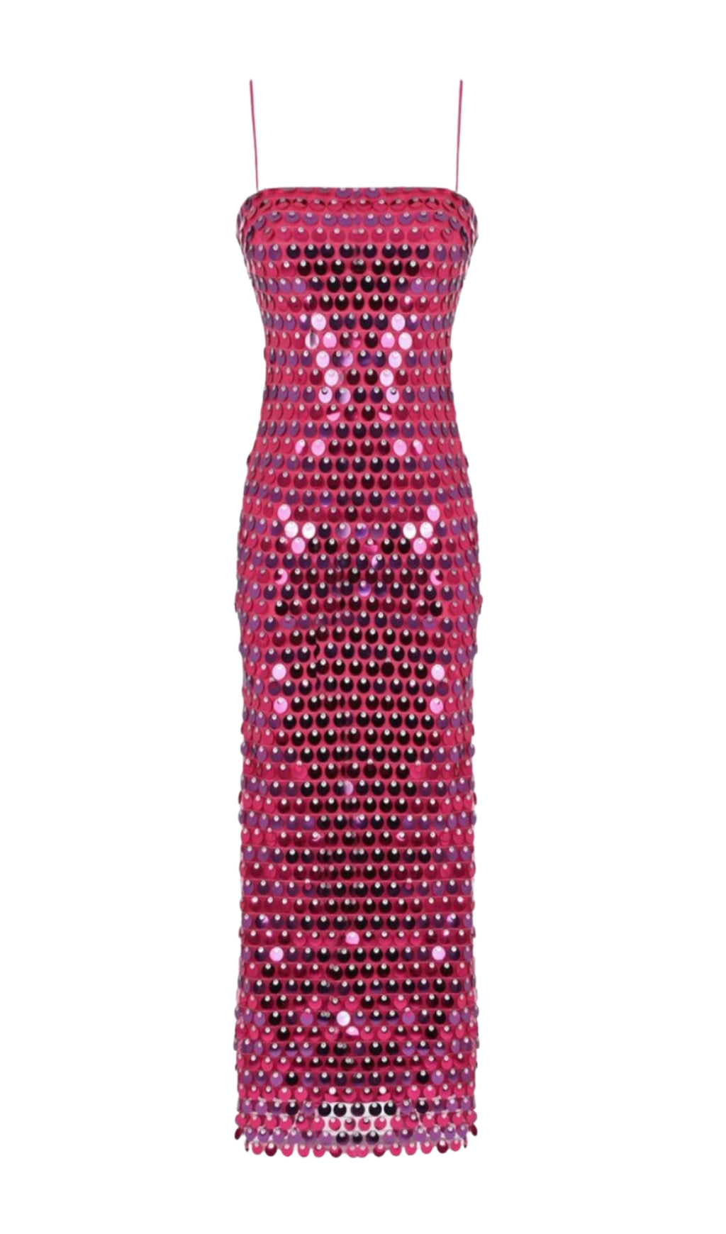 Sizzling Sequins Midi Dress actual display