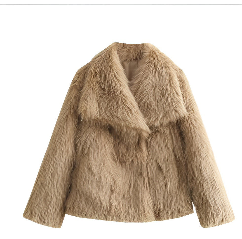 Women’s Jacket With Straight Cut And Open Front