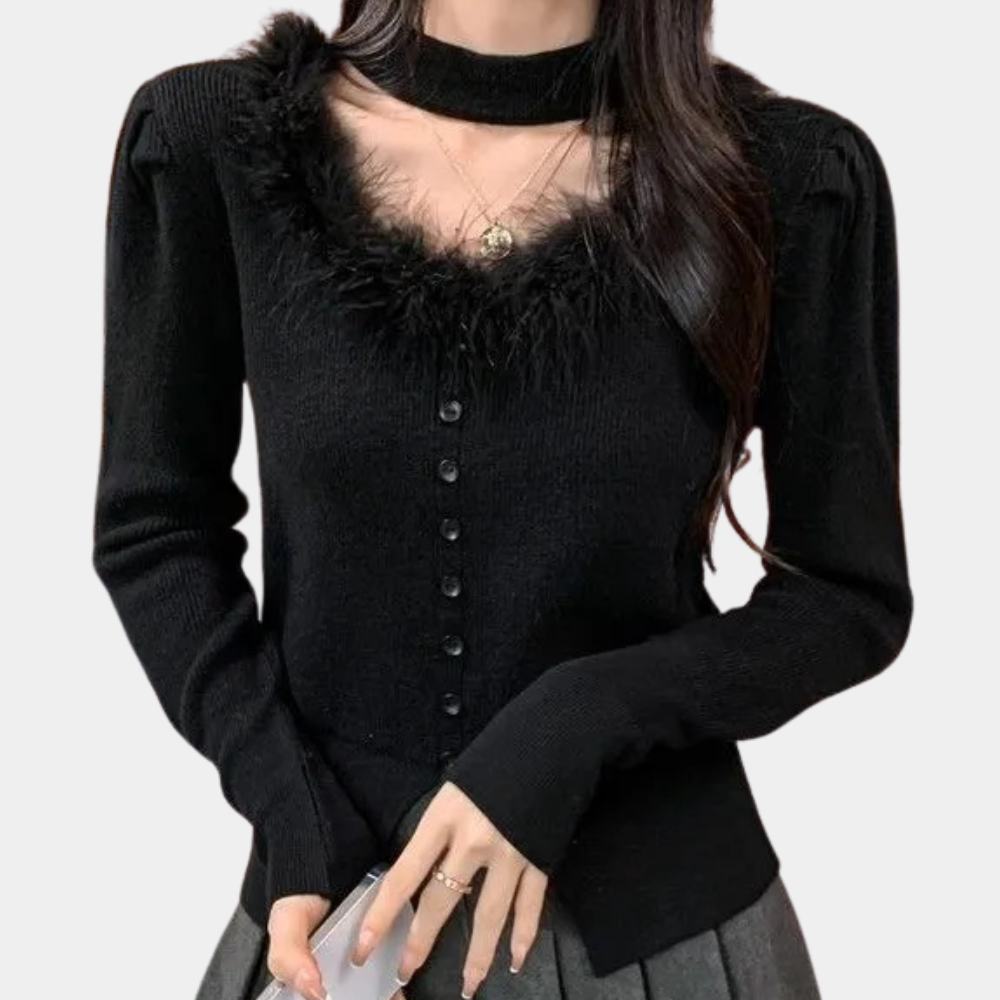 Neoma - Classic knit women's sweater