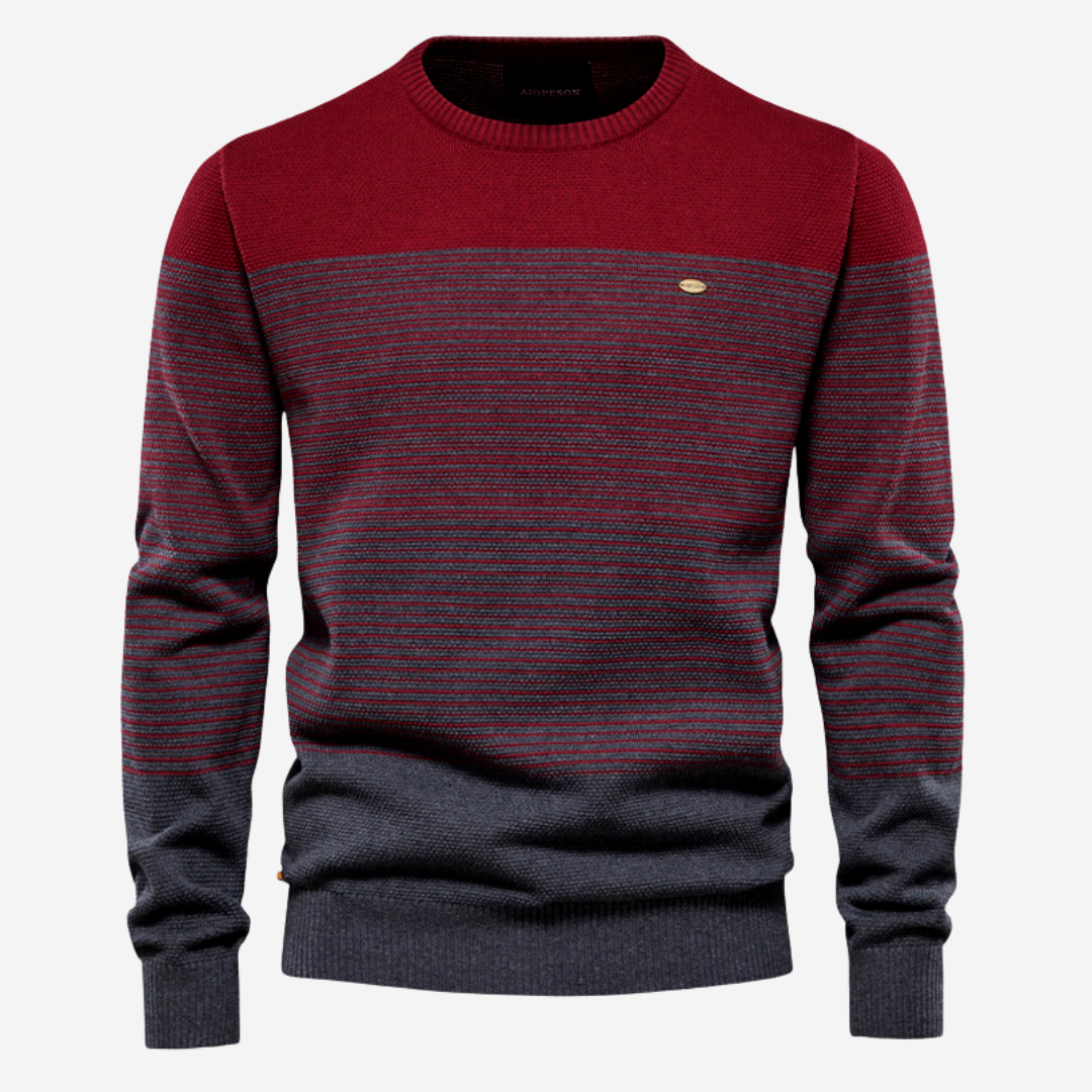 Kelvin - Men's Stripe Sweater