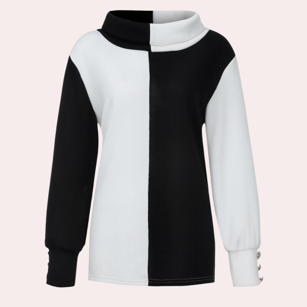 Lakenya - Comfortable turtleneck jumper for women