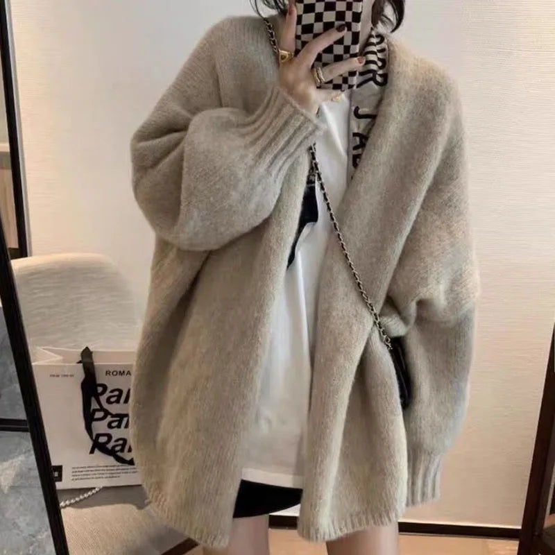 Women’s V-Neck Open Front Cardigan