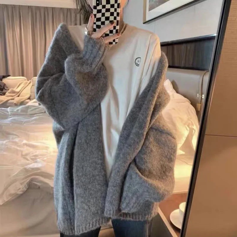 Women’s V-Neck Open Front Cardigan
