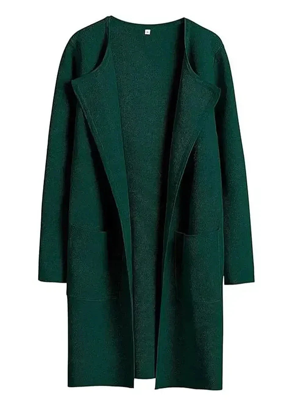 Women’s Longline Cardigan With Wide Lapel